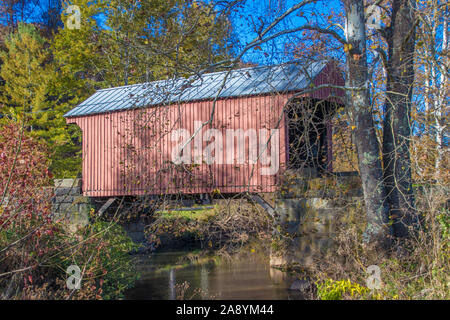 Ponts couverts dans West Virginia Banque D'Images