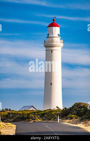 Portland, Victoria, Australie - 12 Oct 19 : Cape Nelson phare a été construit en 1884 avec une station télégraphique relié par une ligne à Melbourne Banque D'Images