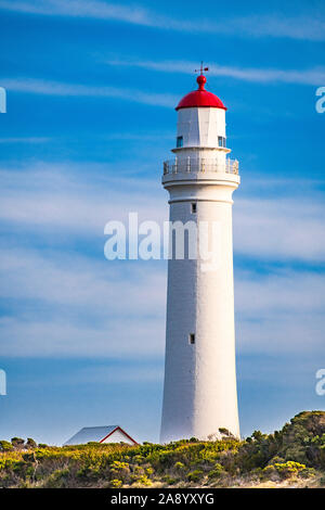 Portland, Victoria, Australie - 12 Oct 19 : Cape Nelson phare a été construit en 1884 avec une station télégraphique relié par une ligne à Melbourne Banque D'Images