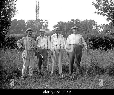 William Howard Taft jouant le golf ca. 1905-1930 Banque D'Images