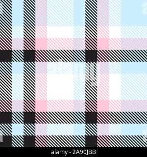 Moderne classique Tartan Plaid Pattern transparente dans le Vector - c'est un classique à carreaux, à carreaux, motif tartan approprié pour tee shirt, tissu Illustration de Vecteur