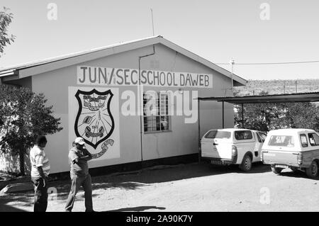 Namibie : l'école pour les enfants, qui ont perdu leurs parents à cause du VIH dans la région de Maltahöhe Banque D'Images