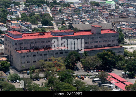 Periodico "Granma", La Havane journal général Suárezl sur près de la Plaza de la Revolución à La Havane, Cuba. Granma est l'organe officiel de la Banque D'Images