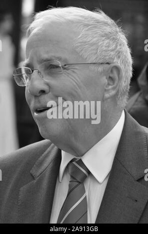 L'ancien gouverneur et le chancelier fédéral suisse Christoph Blocher à l'Landesmuseum-Inauguration d'une nouvelle exposition sur l'histoire de la Suisse dans la r Banque D'Images