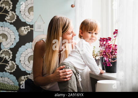 Mère et enfant ensemble Banque D'Images