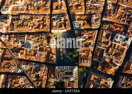 La Plaza de Sta. Ana, Madrid, Espagne Banque D'Images