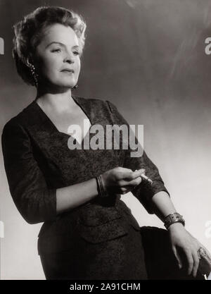 Magda Schneider, deutsche Schauspielerin 1950er Jahre, Deutschland. L'actrice allemande Magda Schneider, Allemagne 1950. Banque D'Images