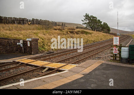 Dent Gare, Cowgill, South Lakeland district de Cumbria, le plus haut au-dessus du niveau de la mer en Angleterre à 1150 pieds Banque D'Images