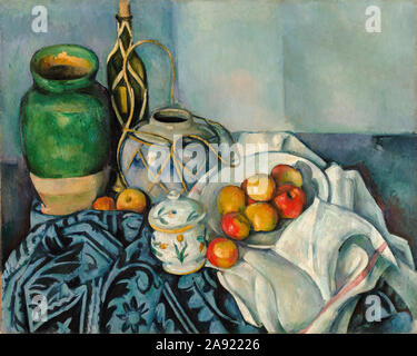 Paul Cézanne, Nature morte avec Pommes, peinture, 1893-1894 Banque D'Images