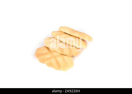 Fragile à l'arrowroot Araro unwrapped cookies snack traditionnel traiter aux Philippines Banque D'Images