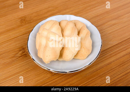 Fragile à l'arrowroot Araro unwrapped cookies snack traditionnel traiter aux Philippines Banque D'Images