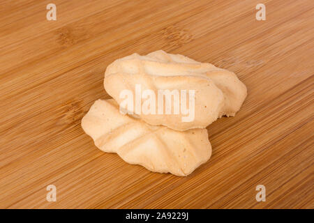 Fragile à l'arrowroot Araro unwrapped cookies snack traditionnel traiter aux Philippines Banque D'Images