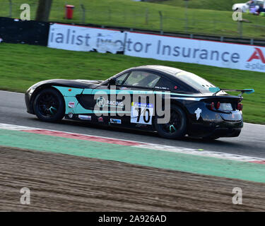 Aston Millar, Ginetta G40 Ginetta Junior, Championnat d'hiver Junior, BARC, dans la nuit réunion de courses, Brands Hatch, novembre 2019 circuit, course, Banque D'Images