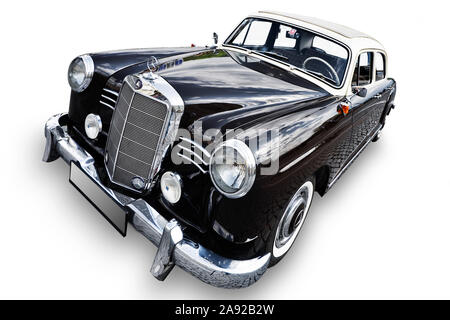 Oldtimer, Mercedes 180, EN VOITURE Banque D'Images