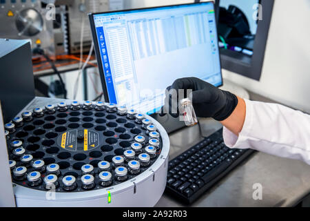 Tests de laboratoire de cannabis; Cave Junction, Oregon, États-Unis d'Amérique Banque D'Images