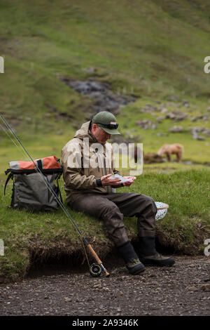 Au repos des pêcheurs Banque D'Images