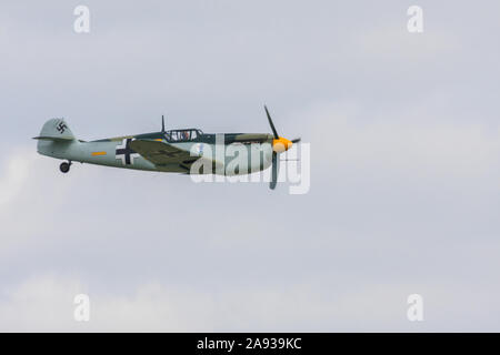 Hispano HA-1112-M4L à double commande à deux places Buchon moi109 Banque D'Images