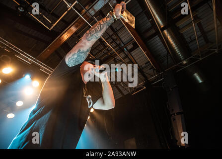 Copenhague, Danemark. 07, novembre 2019. Le rappeur américain et le parolier Demrick effectue un concert live à Pumpehuset à Copenhague. (Photo crédit : Gonzales Photo - Joe Miller). Banque D'Images