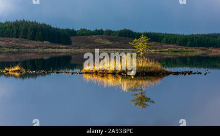 Le loch et Borrolan Suilven, Sutherland, Scotland, United Kingdom Banque D'Images