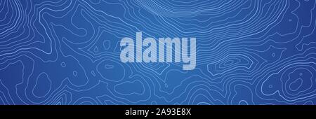 Résumé fond de carte topographique avec lignes de hauteur Illustration de Vecteur