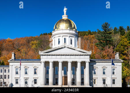 Vermont State House, Montpelier, Vermont, USA. Banque D'Images