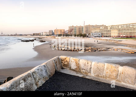 Plage de Matosinhos Banque D'Images