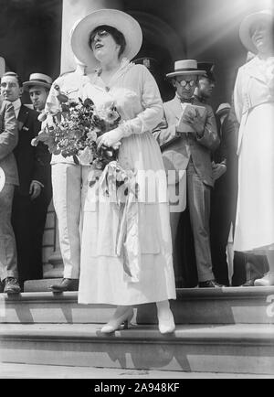 Margaret Woodrow Wilson (1886-1944), fille du président Woodrow Wilson et Ellen Axson Wilson, Bain News Service, Juillet 1917 Banque D'Images