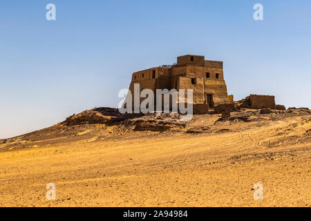 Bâtiment du Trône; Old Dongola, État du Nord, Soudan Banque D'Images