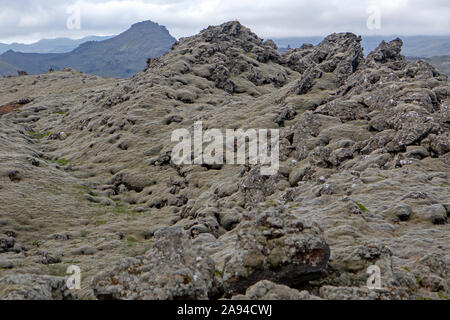 Le champ de lave de Berserker sur Péninsule de Snæfellsnes Banque D'Images