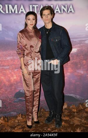 Rome, Italie. 12 Nov, 2019. Rome, le cinéma moderne l'espace d'aperçu du film "gelé 2 Le Secret d'Arendelle', dans l'image : Crédit : agence photo indépendante/Alamy Live News Banque D'Images