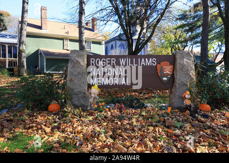 Roger Williams National Memorial, 282 North Main Street, Providence, Rhode Island Banque D'Images