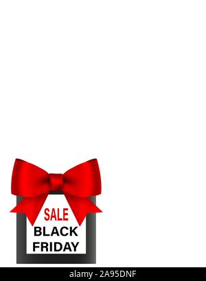 Grosse vente vendredi noir. Texte pour la publicité et la conception Illustration de Vecteur