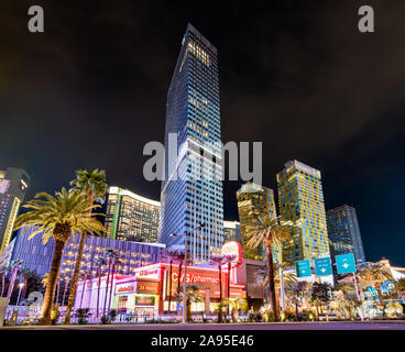 CityCenter, un complexe urbain sur le Strip de Las Vegas dans le Paradis, au Nevada Banque D'Images