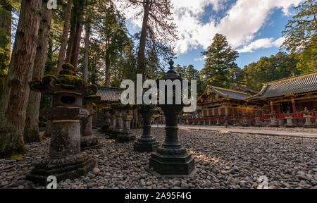 Magnifique Tosho-gu Temple du 17ème siècle, Sanctuaire Shinto Sanctuaires et temples de Nikko, UNESCO World Heritage Site, Nikko, Japon Banque D'Images