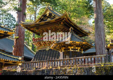 Magnifique Tosho-gu Temple du 17ème siècle, Sanctuaire Shinto Sanctuaires et temples de Nikko, UNESCO World Heritage Site, Nikko, Japon Banque D'Images