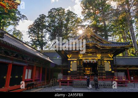 Magnifique Tosho-gu Temple du 17ème siècle, Sanctuaire Shinto Sanctuaires et temples de Nikko, UNESCO World Heritage Site, Nikko, Japon Banque D'Images