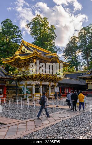 Magnifique Tosho-gu Temple du 17ème siècle, Sanctuaire Shinto Sanctuaires et temples de Nikko, UNESCO World Heritage Site, Nikko, Japon Banque D'Images