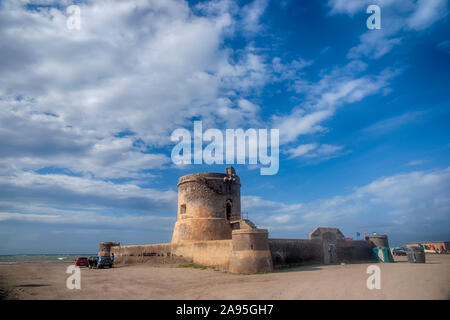 Tour de San Miguel de Cabo de Gata, Almeria Banque D'Images