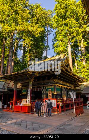 Magnifique Tosho-gu Temple du 17ème siècle, Sanctuaire Shinto Sanctuaires et temples de Nikko, UNESCO World Heritage Site, Nikko, Japon Banque D'Images