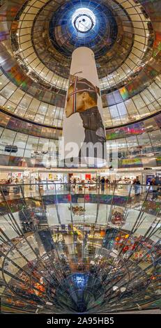 Galeries Lafayette Berlin, de l'intérieur, Berlin, Allemagne Banque D'Images