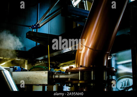 La distillerie de whisky Auchentoshan à Glasgow Banque D'Images