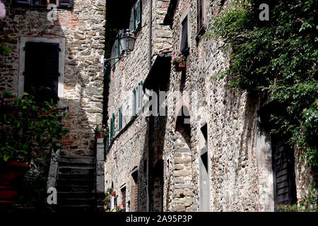 Montefioralle toscane italie Banque D'Images