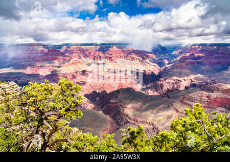 Grand Canyon vu de Mather Point Banque D'Images