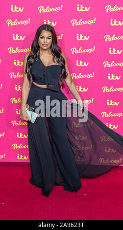 Londres, Royaume-Uni. 12 novembre 2019. Jessica Wright fréquente l '2019' qui s'est tenue à ITV Palooza le Royal Festival Hall. Crédit : Peter Manning/Alamy Live News Banque D'Images