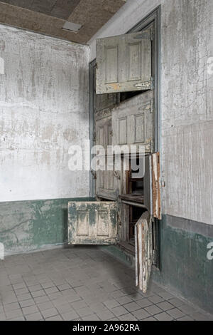 USA, New York, Ellis Island - Mai 2019 : la morgue de l'hôpital à Ellis Island Banque D'Images