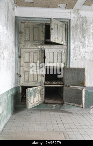 USA, New York, Ellis Island - Mai 2019 : la morgue de l'hôpital à Ellis Island Banque D'Images