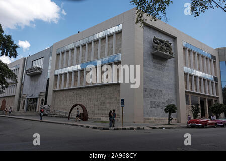 Museo Nacional de Bellas Artes de La Havane (Musée national des beaux-arts) de La Havane, Cuba . Ce musée présente l'art cubain Banque D'Images