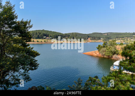 L'Ebenezer barrage situé entre l'Polokwane-Tzaneen dans la province du Limpopo, Afrique du Sud Banque D'Images