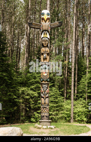 Canada Ontario Algonquin Park, entrée privée Banque D'Images