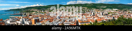 Panorama de la ville de Trieste en Italie Banque D'Images